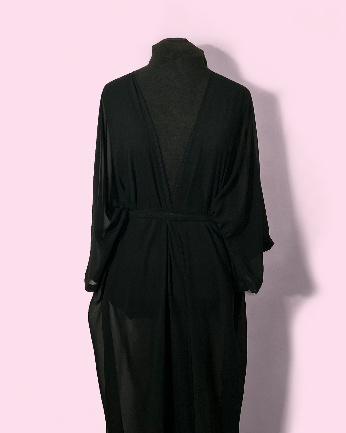 BLACK ROBE - CHIFFON