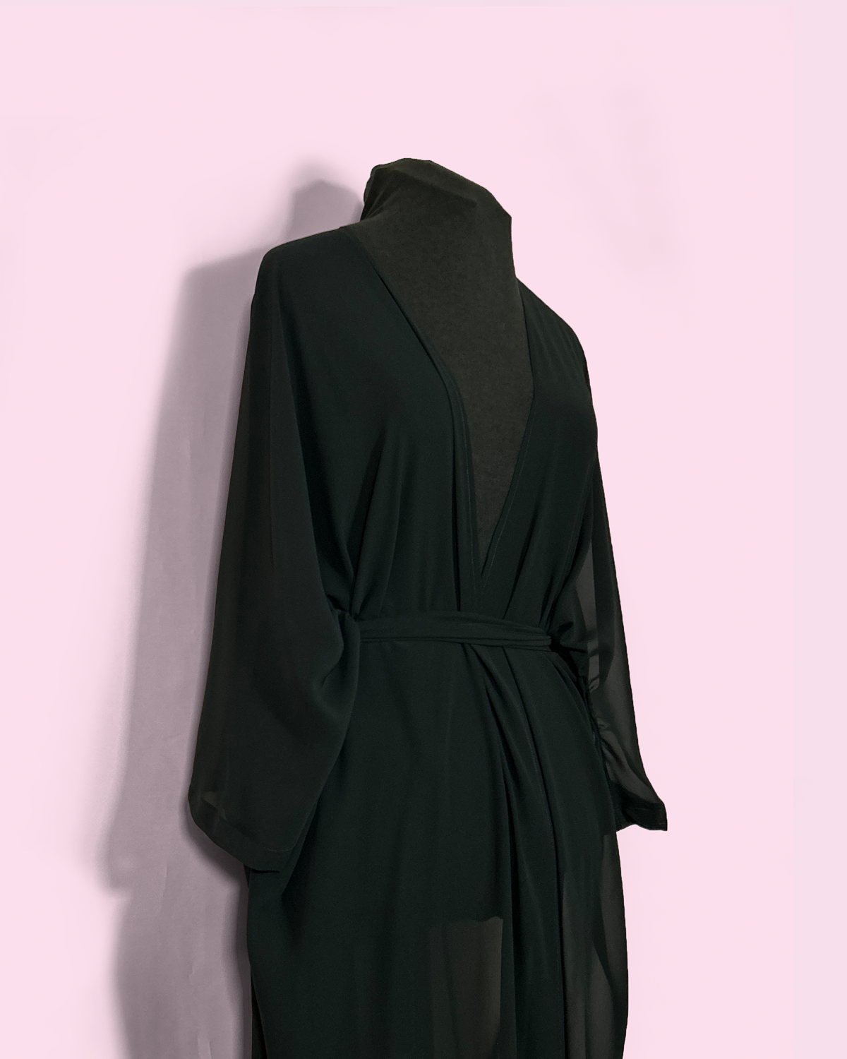 BLACK ROBE - CHIFFON