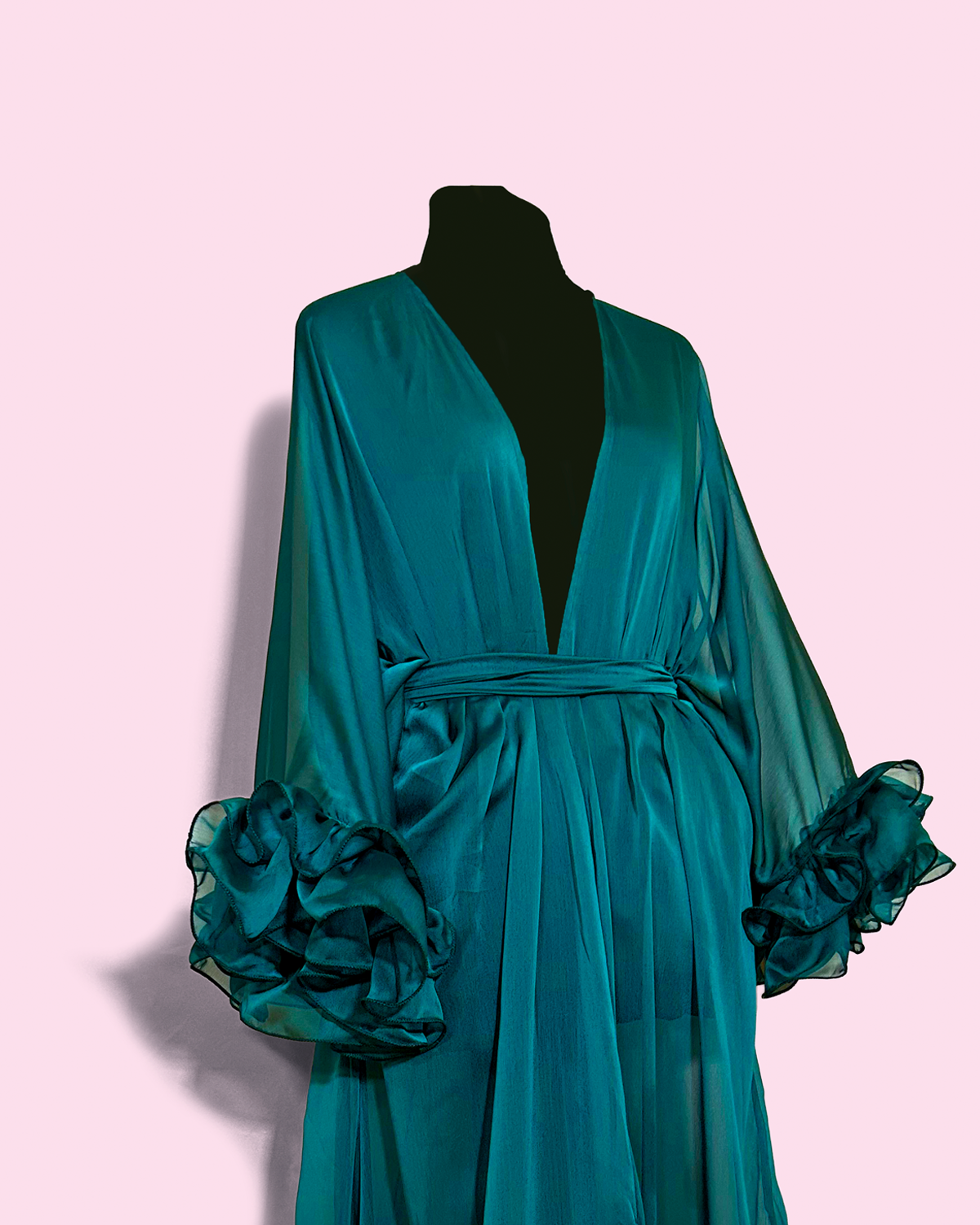 RUFFLES/JADE - CHIFFON