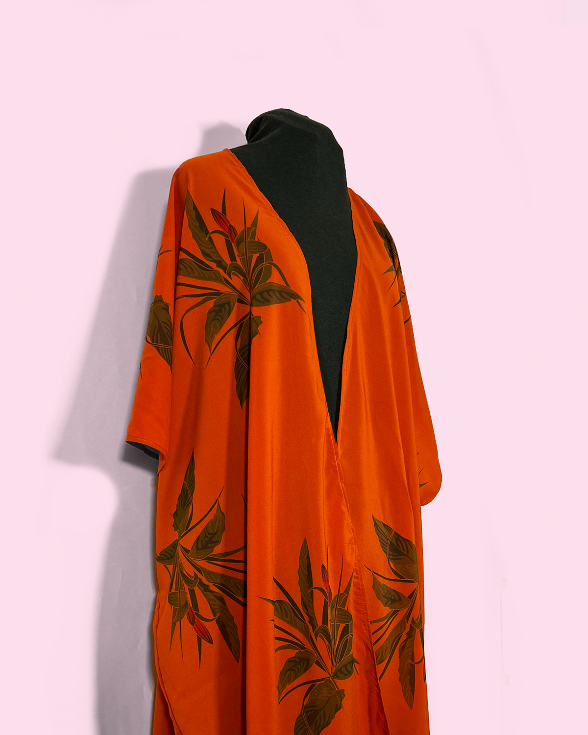 SAMPLE - LILY ON ORANGE - KAFTAN ROBE