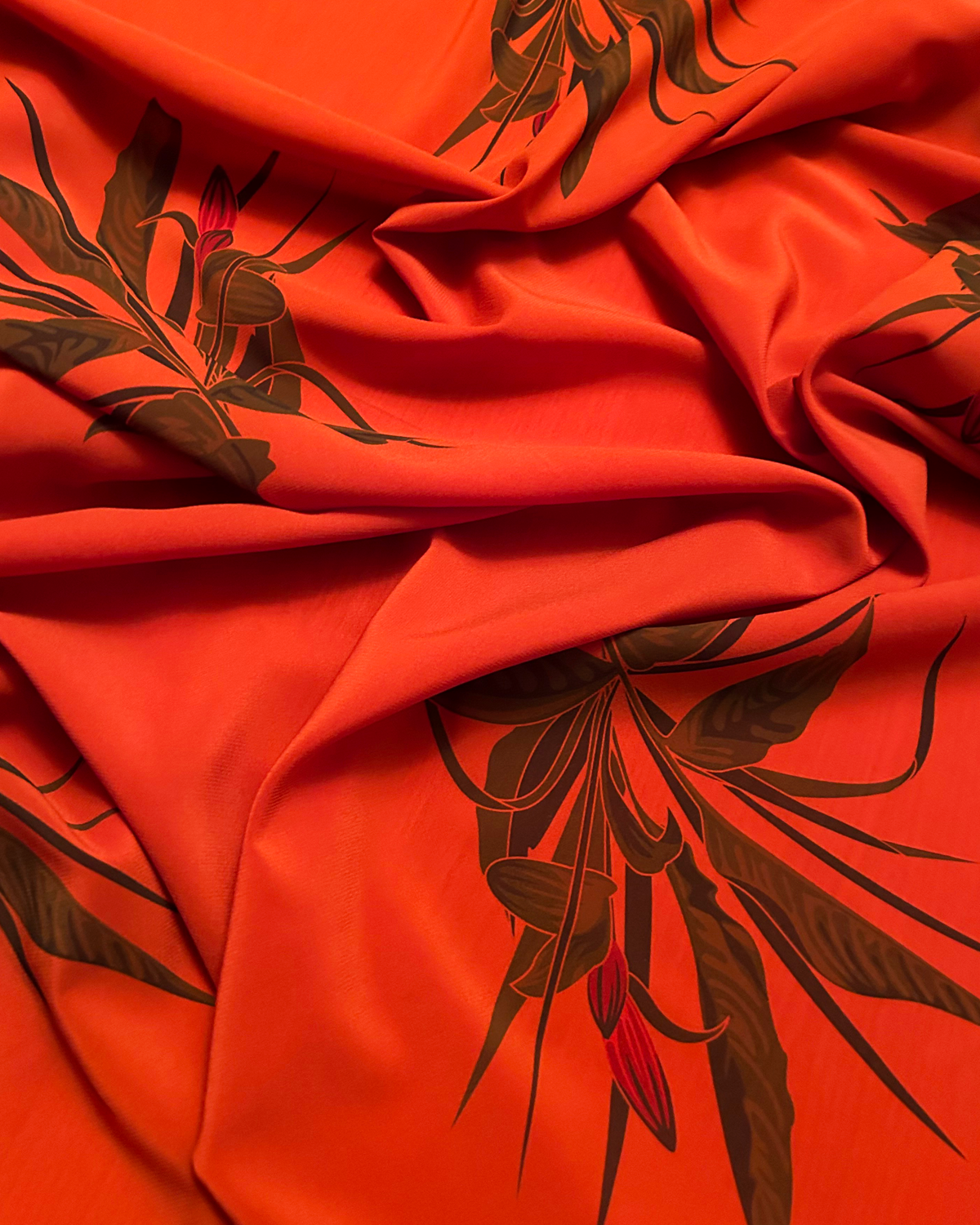 SAMPLE - LILY ON ORANGE - KAFTAN ROBE