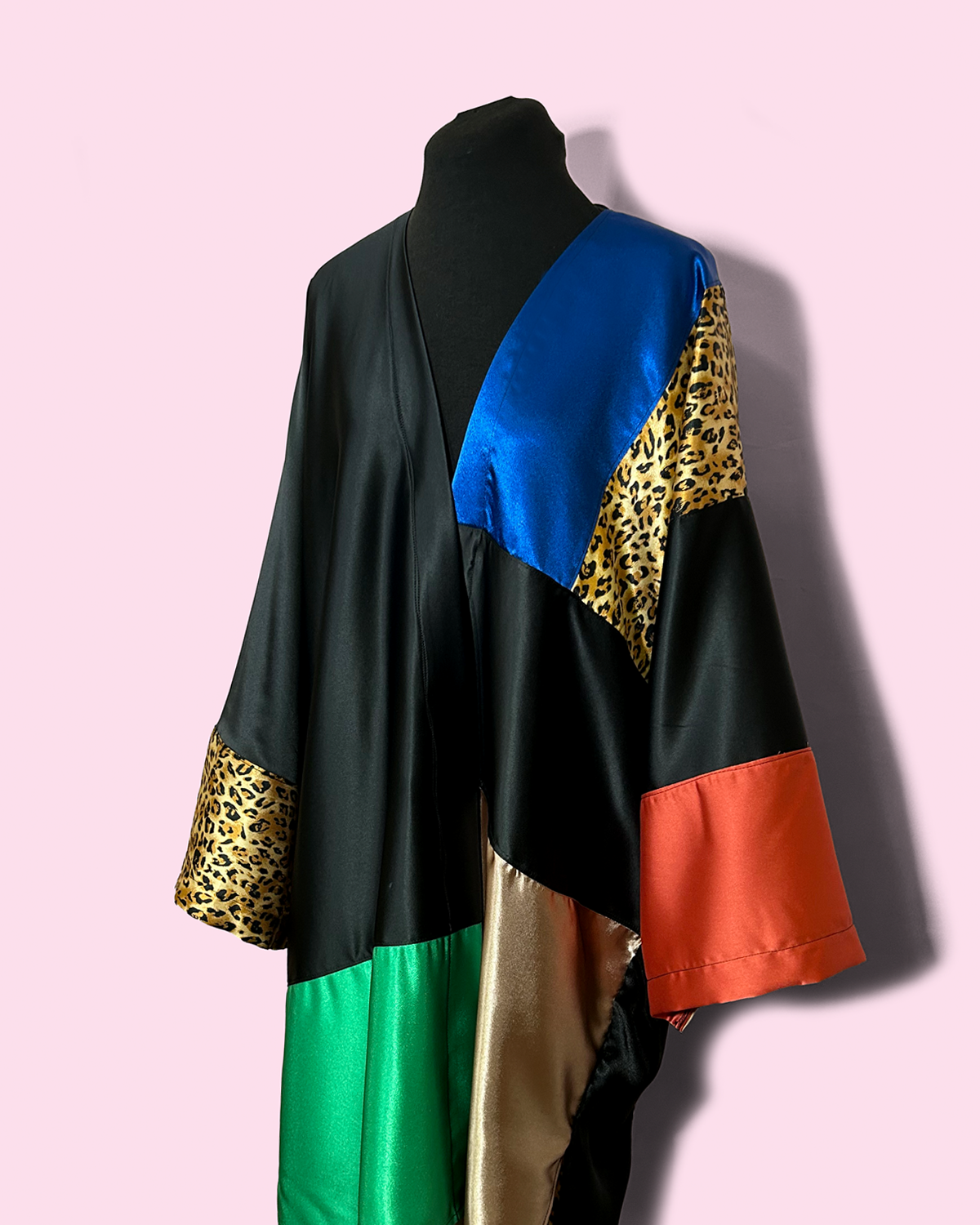 LEOPARD PATCHWORK - SATIN