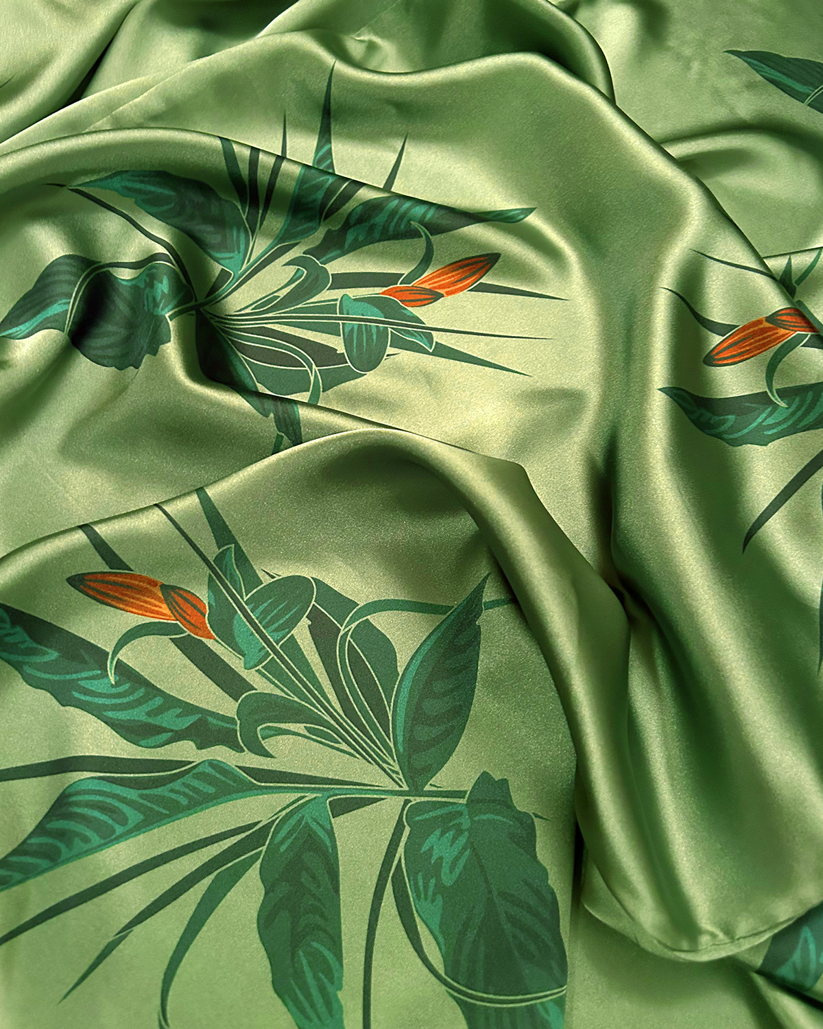 OLIVE/PEACE LILY - SATIN