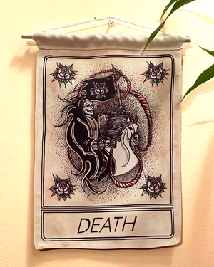 Death Card - Tapestry (7.75X11")