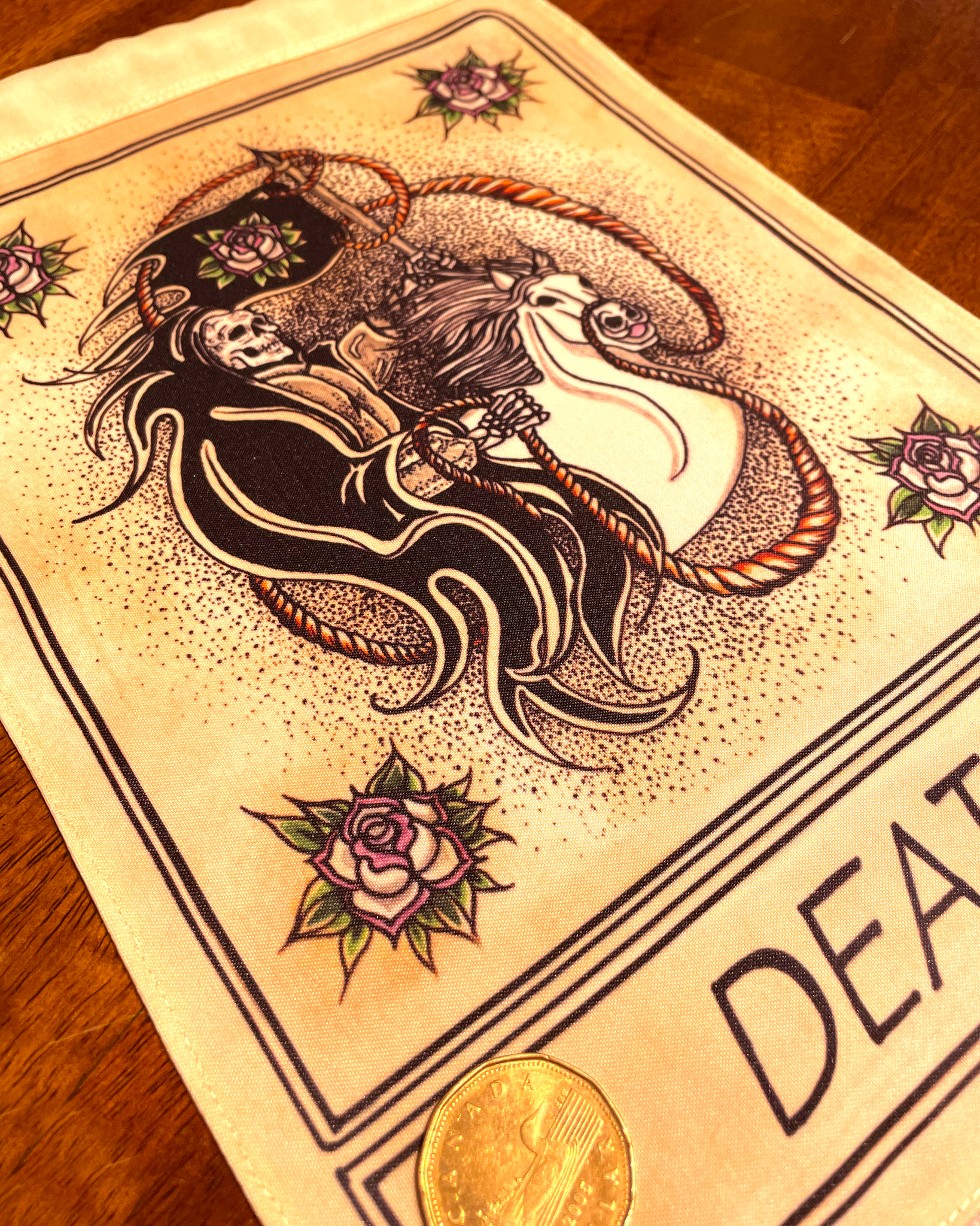 Death Card - Tapestry (7.75X11")