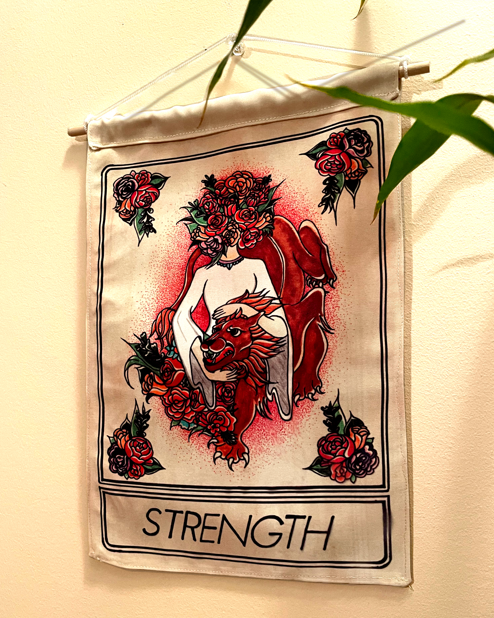 Strength Card - Tapestry (7.75X11")